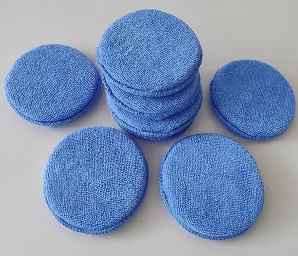 10-pakke Mikrofiber Bilvoksingssvamper (Blå)