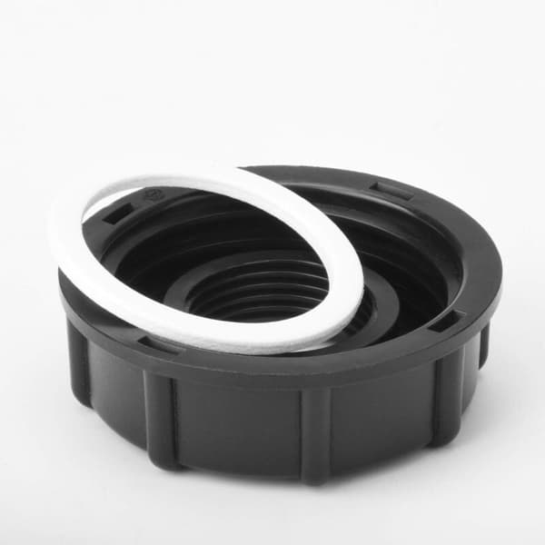 IBC-adapter, S60x6-låg til 1000-liters tanke. 3/4 tomme