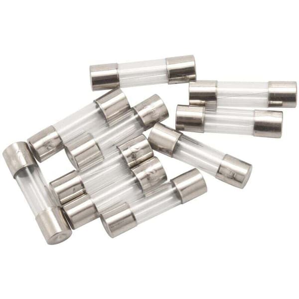 10 stk. glasrørssikringer 5x20mm 250V 0.2A 200mA brud