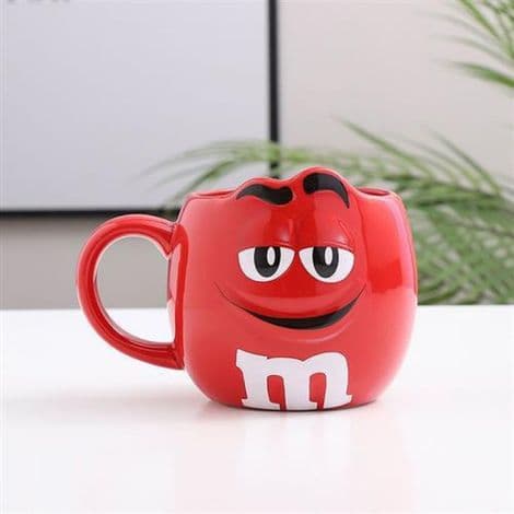 Mug Mm Bean Cartoon. Söt Mm Bean chokladvattenmugg.