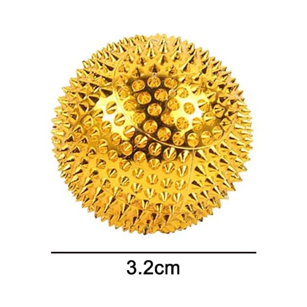Et par 3,2 cm magnetiske massasjeballer - gull