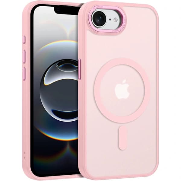 iPhone 17e Cover - Magsafe Frosted Cover - Rosa Pink
