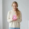 NeeDoh Jelly Jumping Sequin Bunny Squeeze Toy - Pink