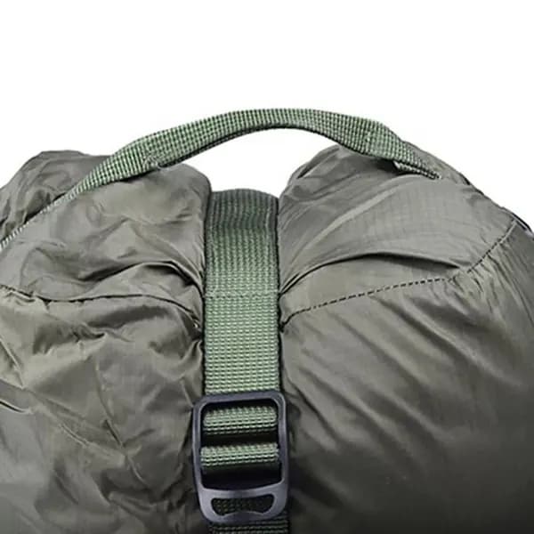 Sovsäckskompressionspåse - 25L Packpåse för sovsäck och camping, grön