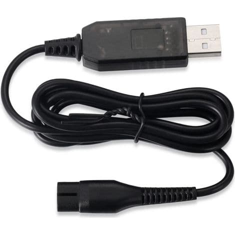 Sortt USB-opladerkabel til Philips OneBlade QP2630 barbermaskine og trimmer
