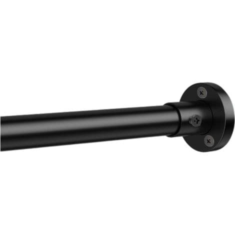 Perforert klesstang. Teleskopstang. Gardinstang. Dusjforhengstang. Klesstang. Kan forlenges opptil 80 cm.
