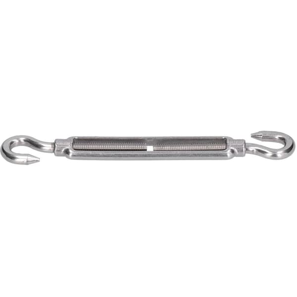 Skyggesejl hardware. Krog og rustfri krog. Justerbar elastisk strammer til fastgørelse af spænding (M6).