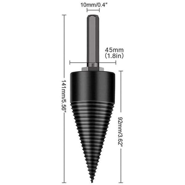 Vedklyv 45mm. Vedklyv. Säker borrvedklyv.