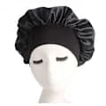 Sovehætte - Satin bonnet - Sovehætte Sort one size