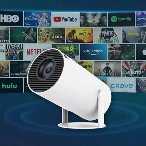 5G 4K-projektor, intelligent HD LED, stöder WiFi, Bluetooth, HDMI-gränssnitt, USB-gränssnitt, Android-system, lämplig 0 0