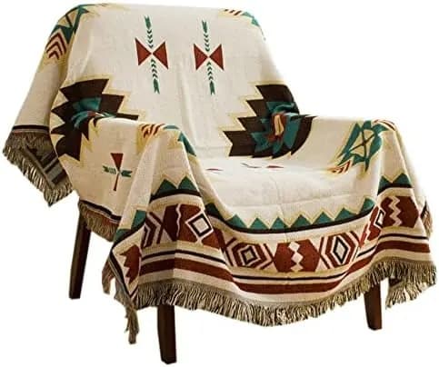 Aztec Navajo-matta, bohemiskt stamgeometriskt mönster