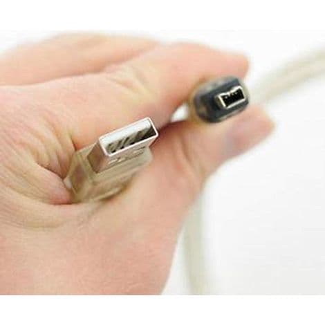 Tilpassbar USB-kabel vs Firewire IEEE 1394 4-pinners iLink ny 1,5 m