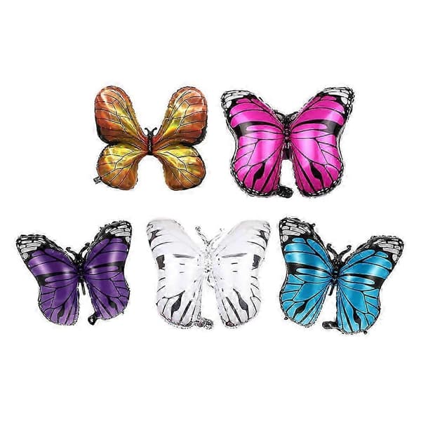5 stk. Happy Birthday ballonsæt fest smukke ballonpynt (assorterede farver)