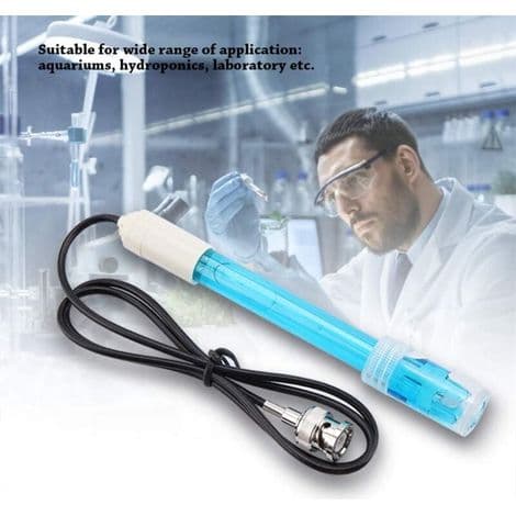 BNC-gränssnitt ph-201PH Laborelektrod, Kompositelektrod, pH-sensor, Hydroponisk pH-mätartillbehör
