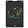 Børns digitale tegnetablet - Praktisk LCD-skærm, 8,5-tommer tablet + stylus (sort)