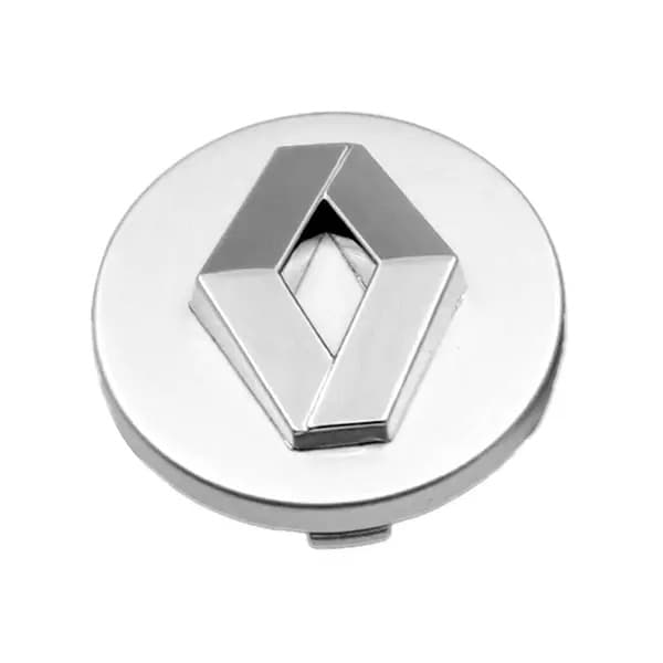 Renault Senterkopper / Navkapsler – 4-pakning 60 mm Sølv black 60MM