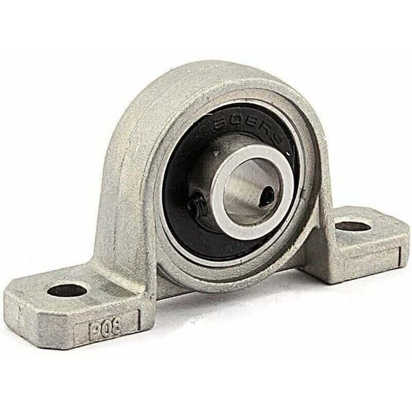 Sourcing Map Kp004 20mm Borrning Zinklegering Kullager Intern Kuddeblock Insatslager