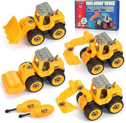 Leksaker för pojkar 3–12 år: traktor, grävmaskin, bilset, julklapp 3–9 år.