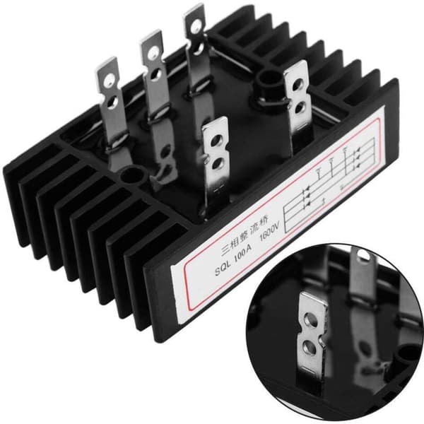Trefaset AC Diode Bro-likeretter, SQL100A 1600V Diode Bro for Vekselstrøm