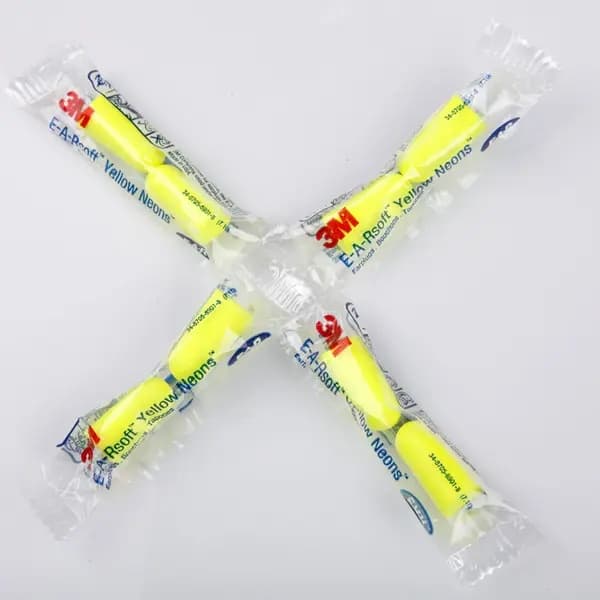 3M E-A-R Classic ørepropper, 50-parspakke, gul, SNR 28dB, hørselvern