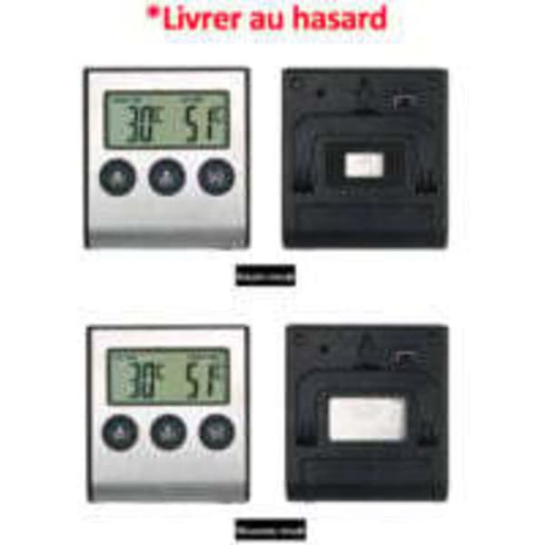 Matlagningstermometer 0-250°C med alarmtimer - Temperaturmätare för grill och kök