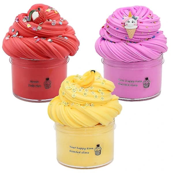 Stressavlastande polymerlera barnleksaker (slumpmässigt 9-pack)