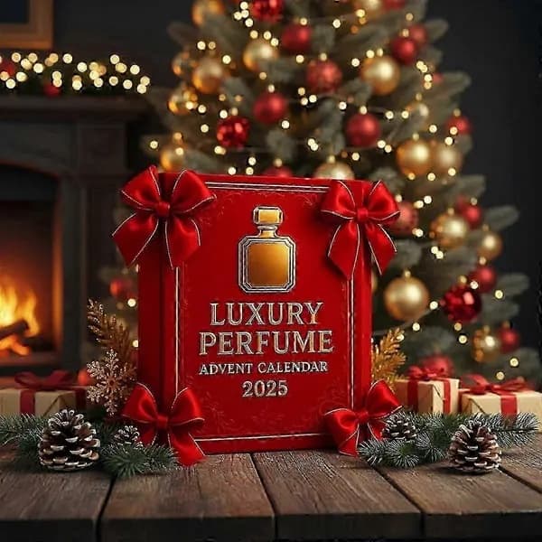 2025 Lyxig Parfym Adventskalender – 24-dagars Julnedräkningskalender med 24 Dofter (1 Enhet)