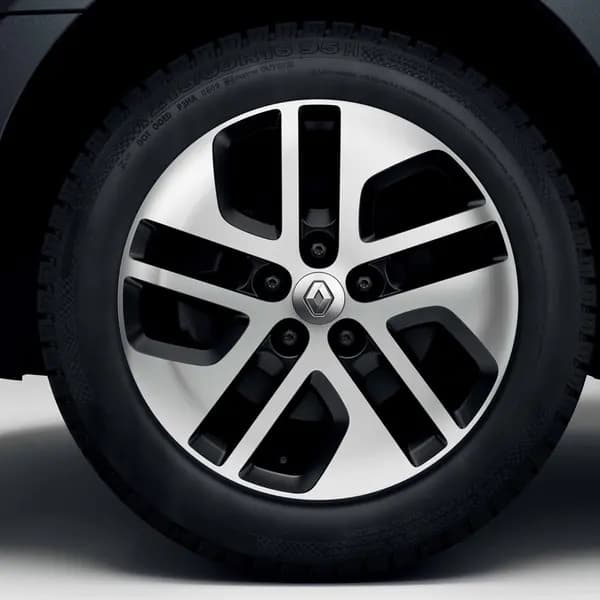 Renault Senterkopper / Navkapsler – 4-pakning 60 mm Sølv black 60MM