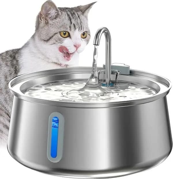 4-liters kattevannfontene - med biosensorfunksjon