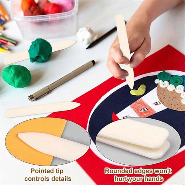 20-pack benmappverktyg. Plastmappar för pyssel. pappersvikning och scrapbooking