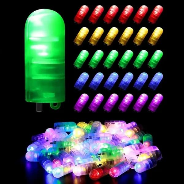 30-pak LED ballonlys, batteridrevne, varmhvide mini LED-lys