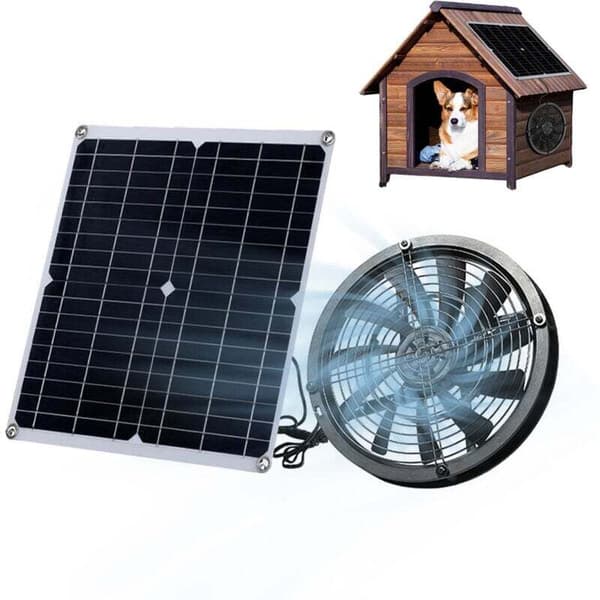 30W 18V Solarudsugningsventilator.