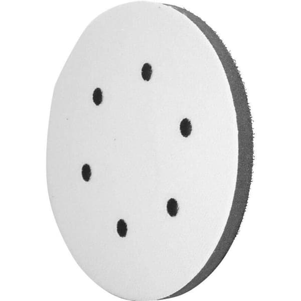 Blød slibepude. 125 mm bløde slibe-interfacepuder Blød svamp Diameter 125 mm (6 huller)