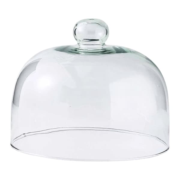 21×16cm glaskupol tårtlock, transparent displayställ, afternoon tea.