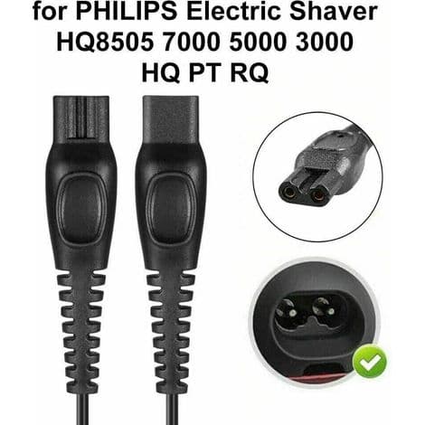Sortt USB-opladerkabel til Philips OneBlade QP2630 barbermaskine og trimmer