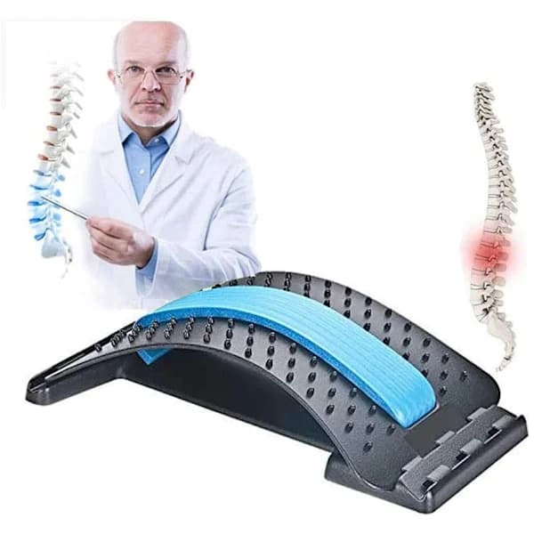Midjemassageapparat - Blå akupunkturmodell (observera den engelska bruksanvisningen vid beställning)