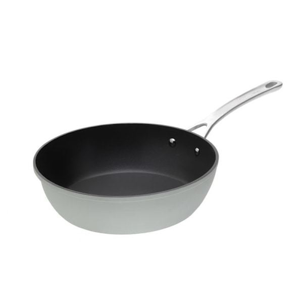 Wok non-stick 30 cm i smidd aluminium Laura Ashley - Salvia blad - Induktionskompatibel från Pendeford Grön