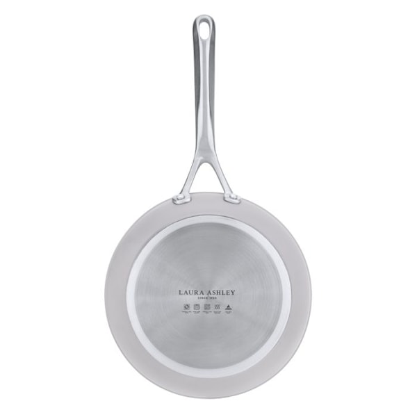 Wok med non-stick beläggning 30 cm i smidd aluminium Laura Ashley - Mörk turturduva - Induktionskompatibel av Pendeford grå