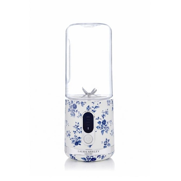 Laura Ashley Bärbar Mixer 100W för Smoothies - Kina Ros - Kapacitet 450ml, USB-laddning, Motor 25 000 varv/min Mång