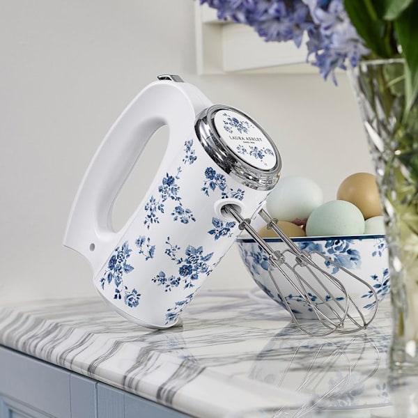 Handmixer 300W - Laura Ashley - China Rose - Flera hastigheter, robusta och hållbara vispar och krokar i rostfritt stål Mång