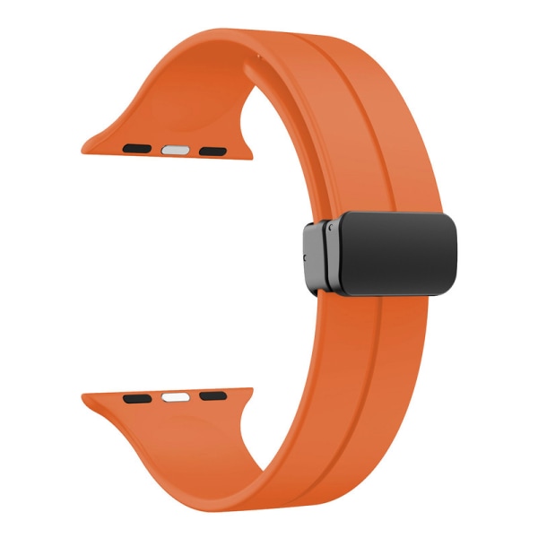 Silikon Armband Magnetisk rem med Apple Watch-remmar för Apple Watch Uitra