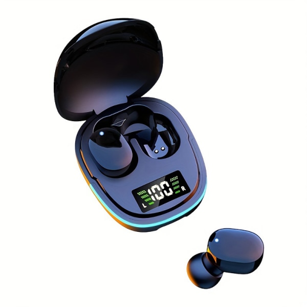 TWS V5.3 True Wireless Stereo Earbuds, TWS Gaming handsfree-hörlurar, pekknapp