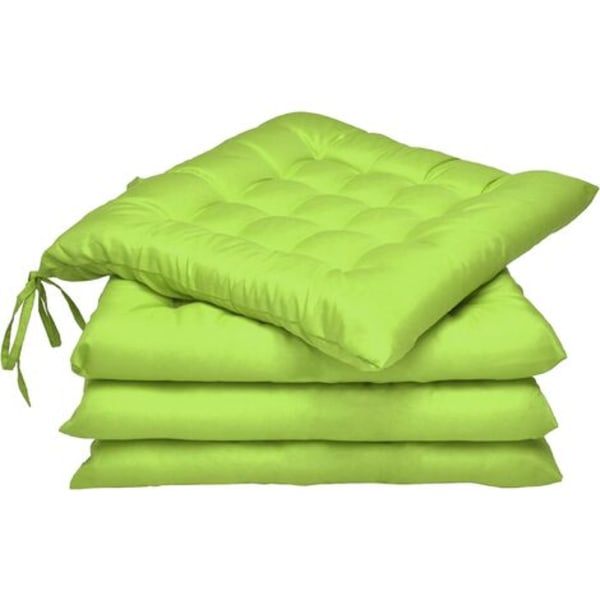 Puutarhatuolin pehmuste - 4 kpl setti - Mukava ja paksu ulkotyyny - Täydellinen sisä- ja ulkokäyttöön - 40x40x5 cm -AD6-