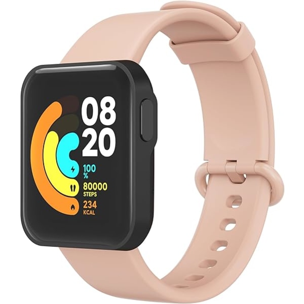 Värikäs silikonihihna Xiaomi Mi Watch Lite/Redmi Watch Lite -rannekkeelle, pehmeä korvaava ranneke Redmi Watch/Xiaomi Mi Watch Lite -älykellolle.