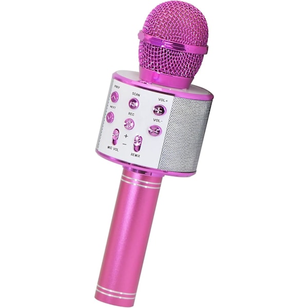 Trådløs Bluetooth Karaoke Mikrofon, 858l Bluetooth Mikrofon Trådløs Mikrofon Farvelys, Børnegaver, Gaver-AD4-