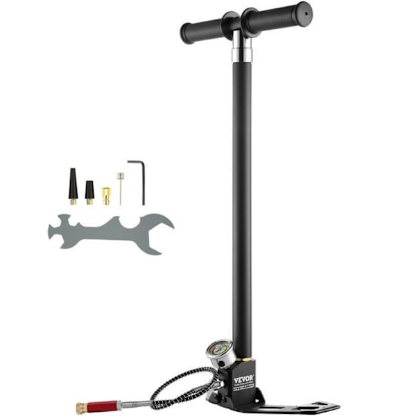 Handpump-VEVOR-PCP 4-stegs PCP luftgevärspump 4500 PSI högtryck 30 MPa - för luftvapen