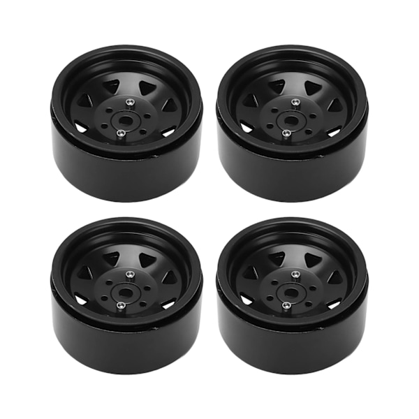 4 stk. RC Bil Fælghub 1.9 Tommer Holdbar Jern RC Crawler Fælge Hub Udskiftning til Axial Sort-AD4-