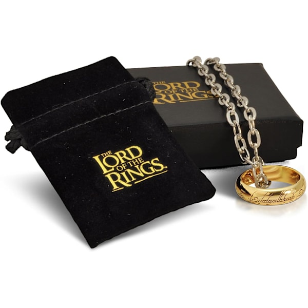 Lord of the Rings - The One Ring & Chain - Replica-AD4-