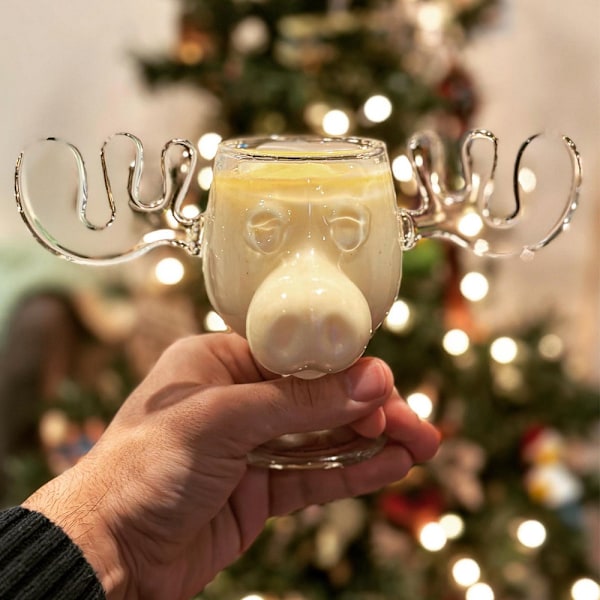 National Lampoon's Christmas Vacation Akryl Elg Krus - Elg Krus - 236 ml, Klar, Jule Rein Krus for Vann og Øl-AD4-