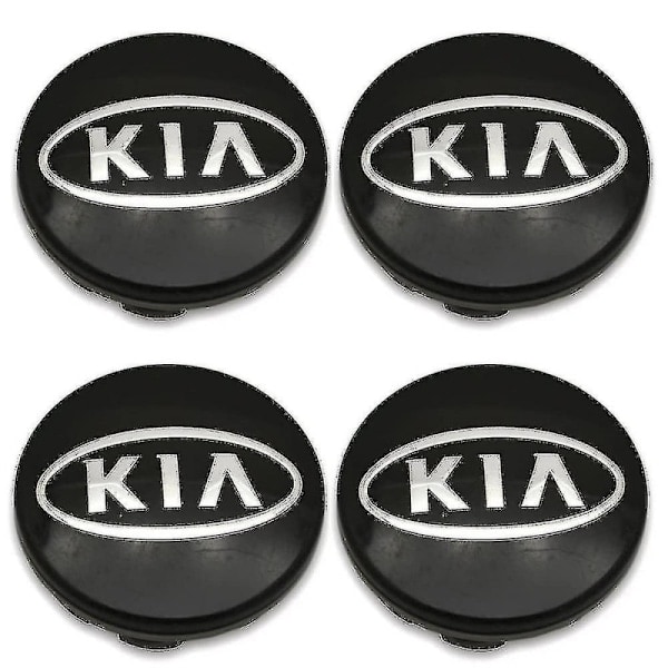 QD-4 kpl Mustat Kia Auton Pyörän Keskikupit Navat 60mm 4 kpl P -AD6-